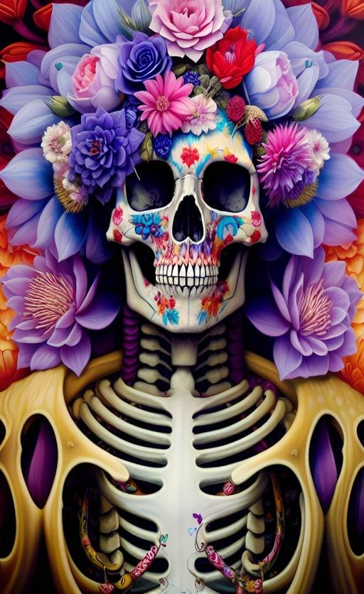 Flower Skeleton - Skull Revolution WSA