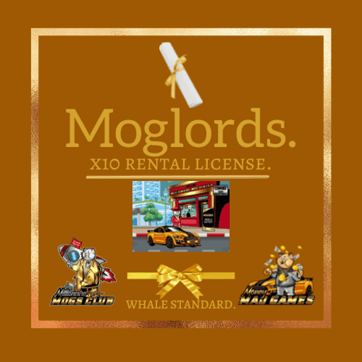 MOGLORDS WHALE STANDARD RENTAL LICENSE.