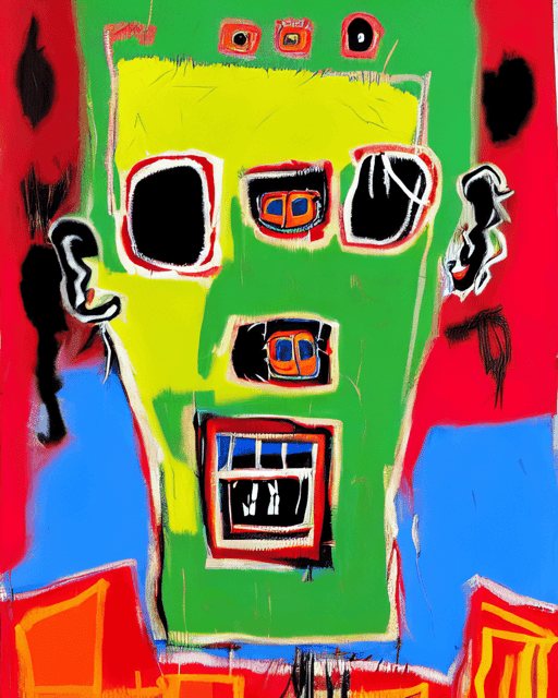 Basquiat Zombie #183