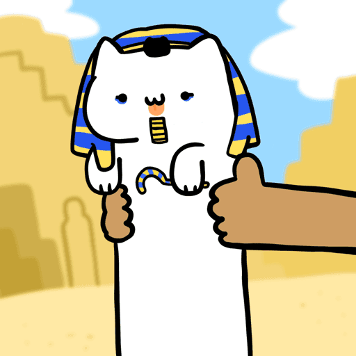 Long Long Pharoh Cat #0157