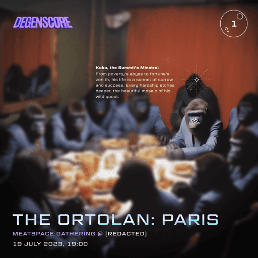 The Ortolan: Paris - 2023 Ticket