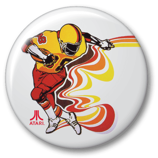 Atari Football Player Button