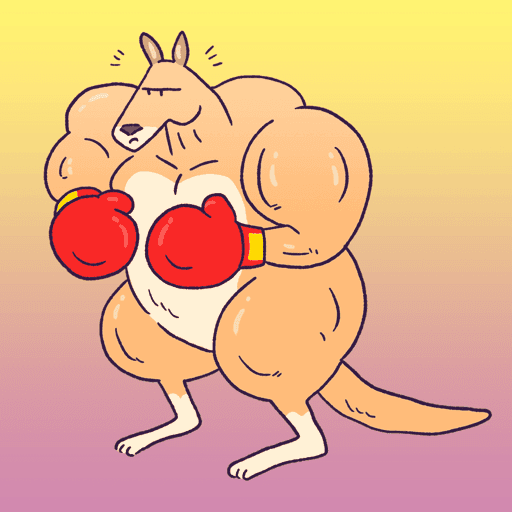 Boxing Kangaroo #1459