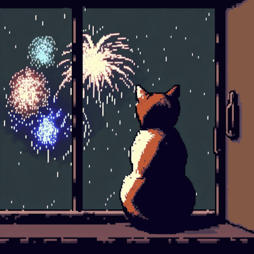 Pixel New Years #23