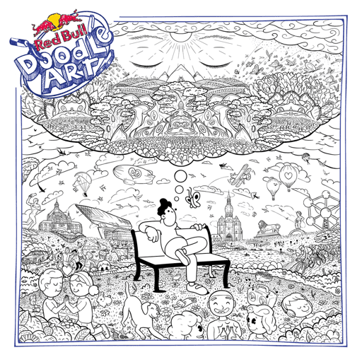 Red Bull Doodle Art Collection mentored by Burnt Toast #12/12935