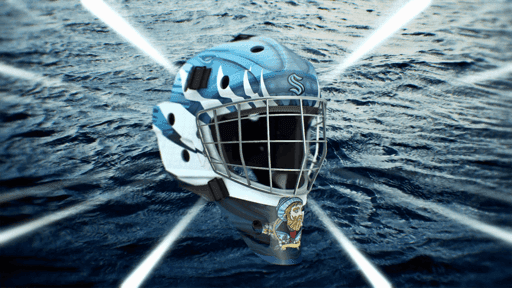 Kraken Goalie Mask 5 #47