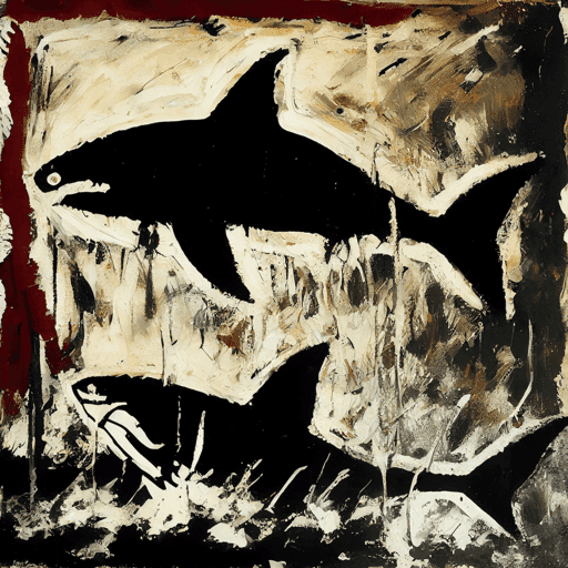 Abstract Shark by Kimi #25