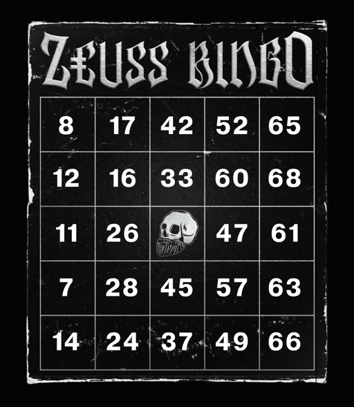 Zeuss Bingo #16