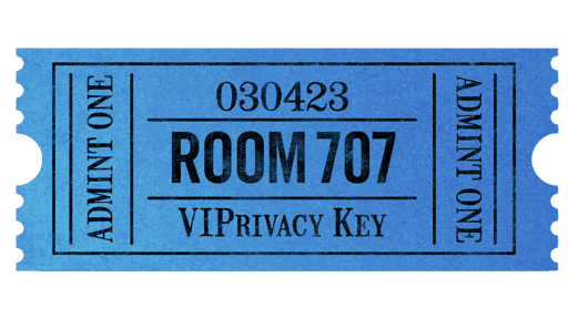 THE ROOM 707 TICKET - 030423