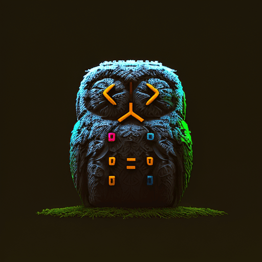 ASCII Owls 3D #22