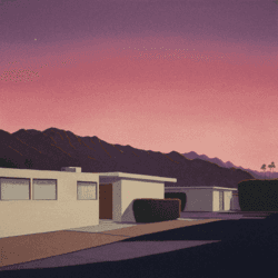 Palm Springs when the sun goes down