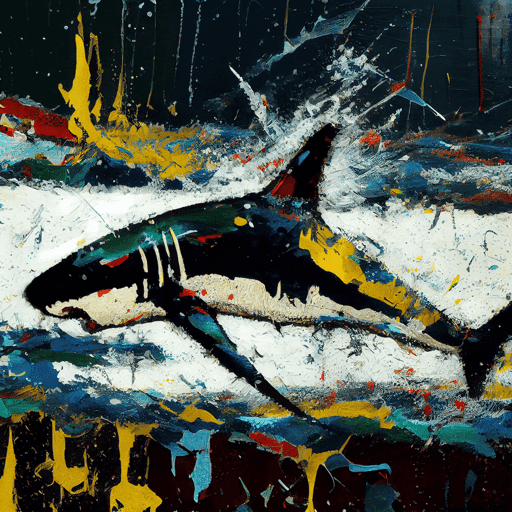 Abstract Shark by Kimi #1