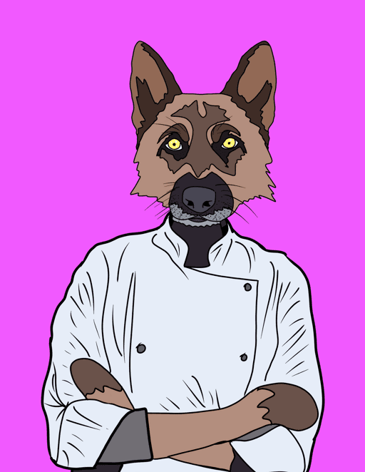 Chef Boi R Doge 17 German Shepherd Chef Vladimir