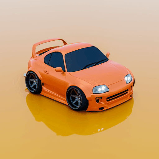 CARtoon Supra - (Orange Edition)