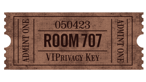 THE ROOM 707 TICKET - 050423