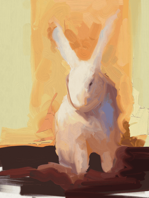 white rabbit