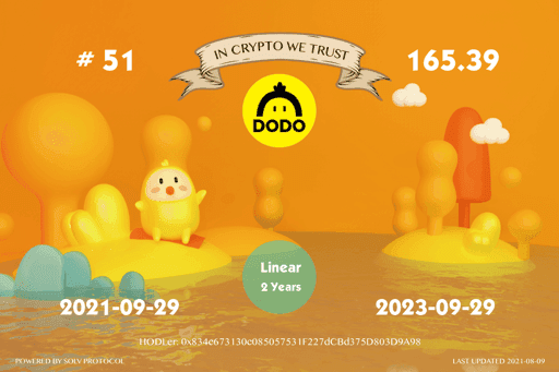 DODO Allocation Voucher #51 - 165.39 - Linear