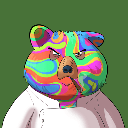 #4240 • Fluffy Silky DMT Bear