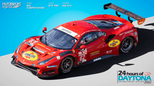 #62 Risi Competizione Ferrari 488 GT3