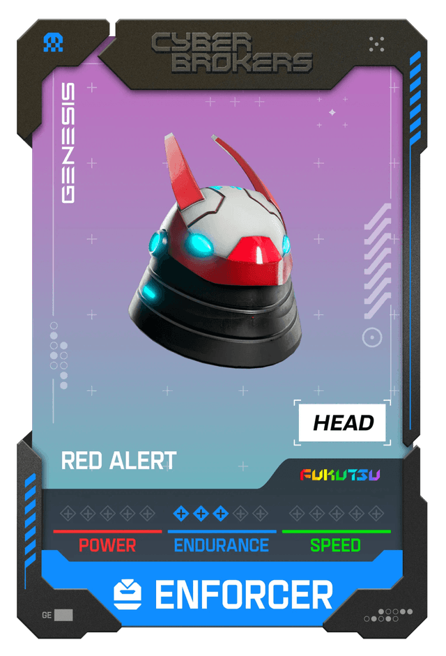 Red Alert Enforcer Head