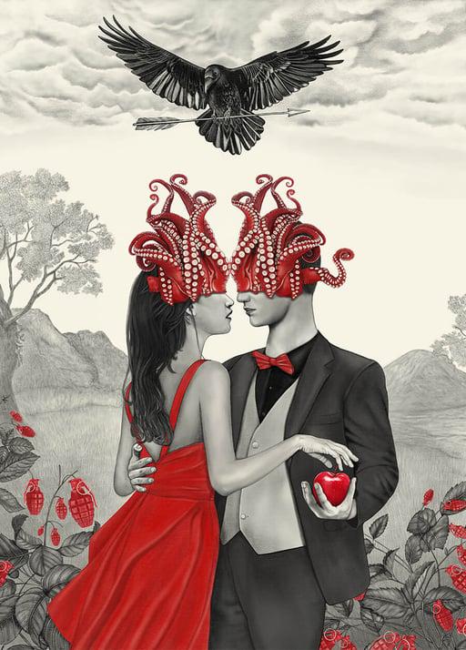 The Lovers by Katerine Escobar - Core Tarot (131 of 152)