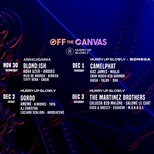 Hurry Up Slowly Presents "Off the Canvas" - Four-day Early Bird - GA (Limited Available) #33