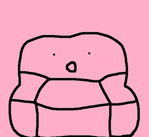 Shocked Pink Couch