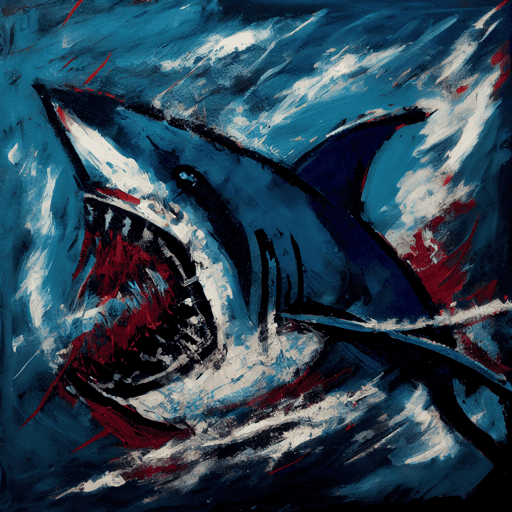 Abstract Shark by Kimi #20