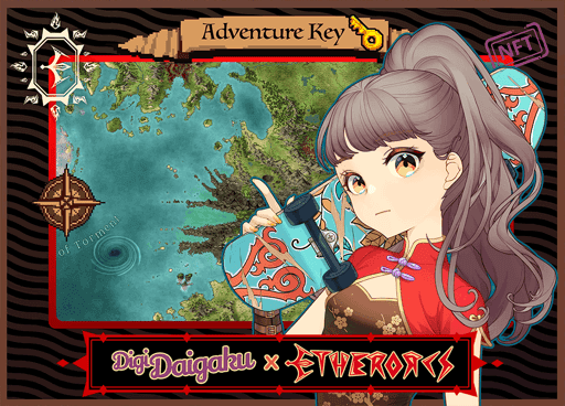 DigiDaigaku #396 - Ayla | EtherOrcs Adventure Key (DigiDaigaku Genesis)