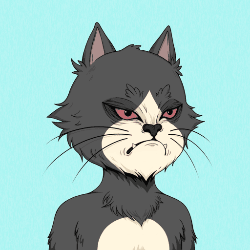 Angry Cat #1022