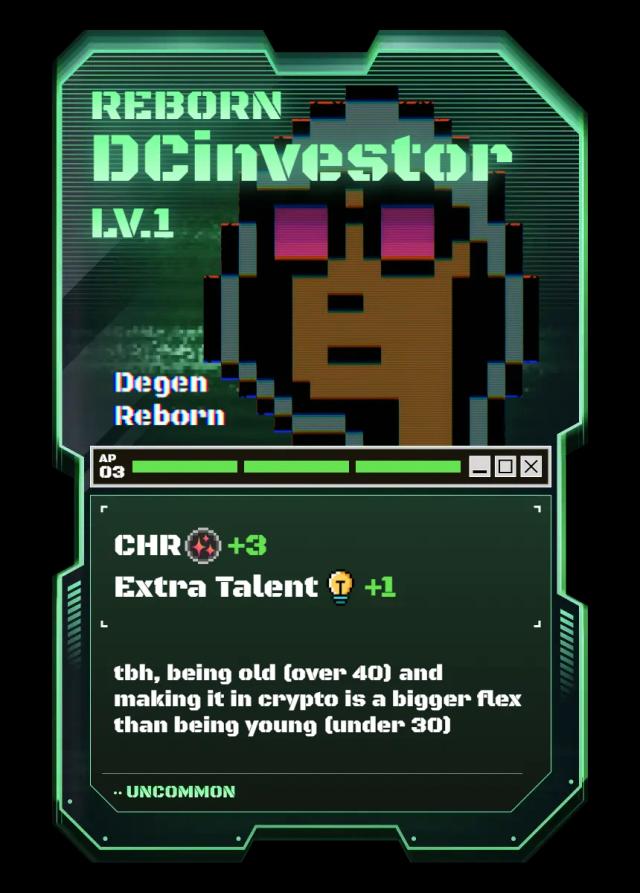 REBORN DCinvestor