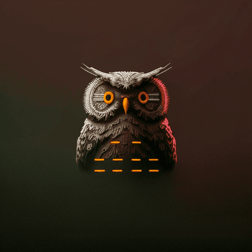 ASCII Owls 3D #27