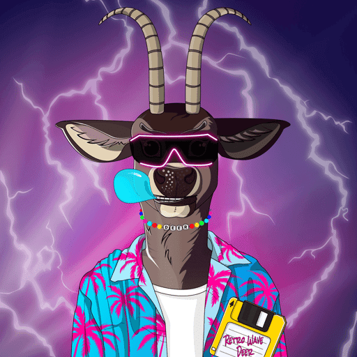 Retrowave deer #44