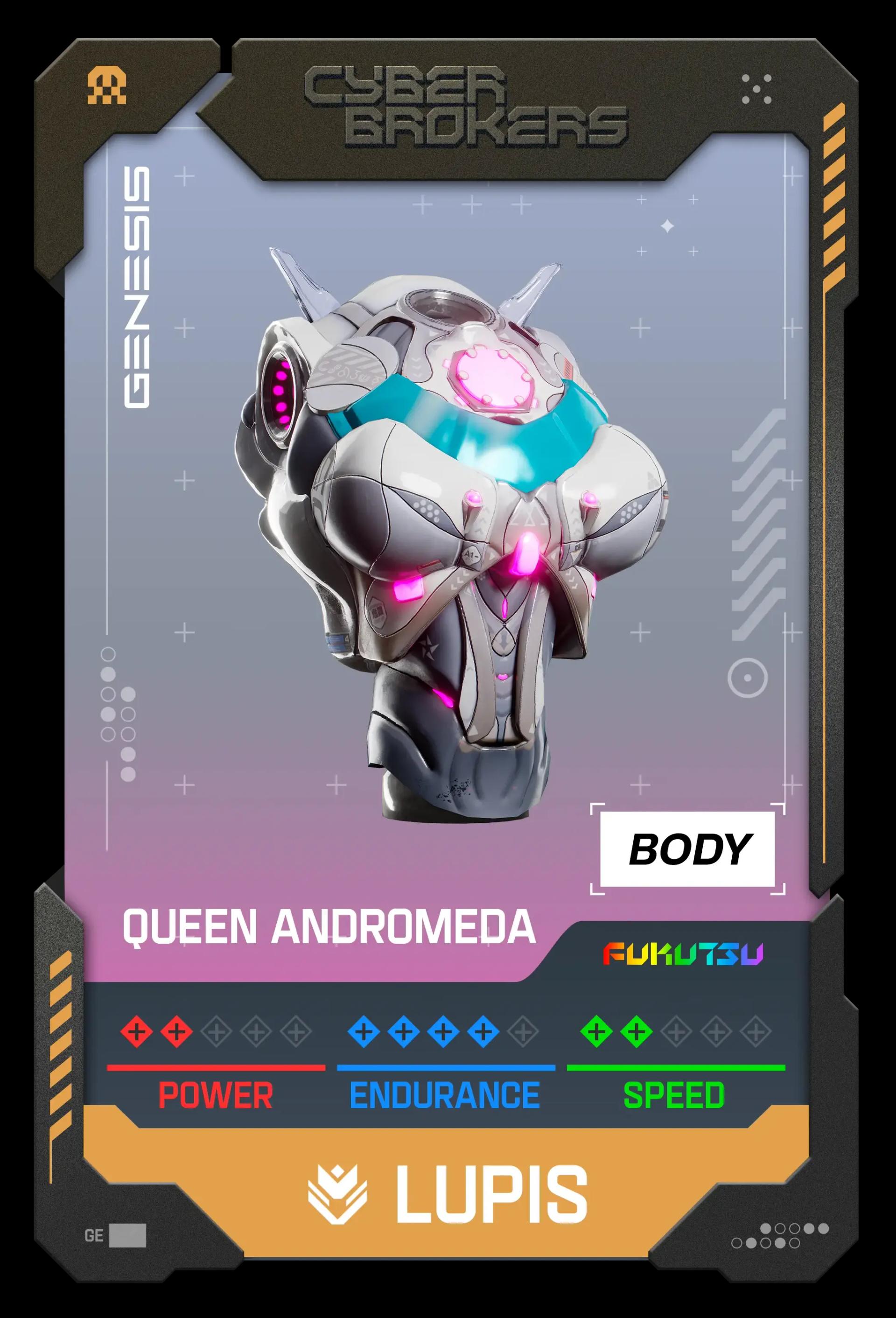 Queen Andromeda Lupis Body