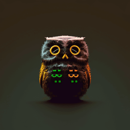 ASCII Owls 3D #38