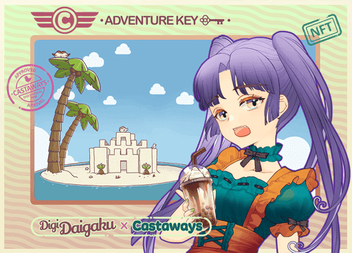 DigiDaigaku Genesis Adventure Key Castaways #878 - Arabelle