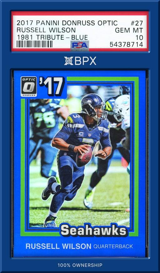 2017 Panini Donrus Optic Russell Wilson - PSA 10 (Cert: 54378714)