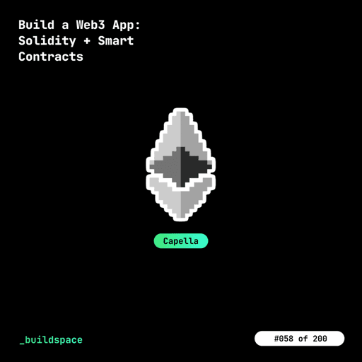 Buildspace: Intro to Web3 | Cohort Capella | #58 of 200