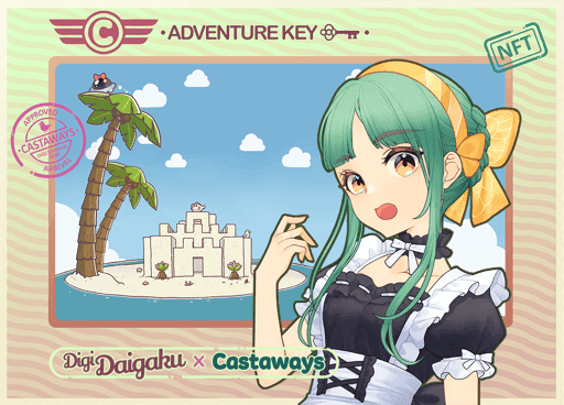 DigiDaigaku Genesis Adventure Key Castaways #1957 - Nyla