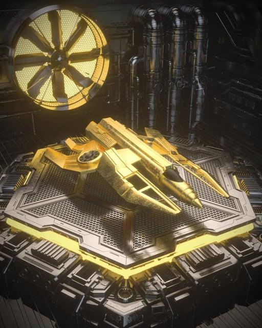 The Golden F8 Ship