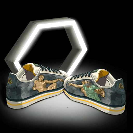 Sneaker Series - Michelangelo's Creation of Adam.