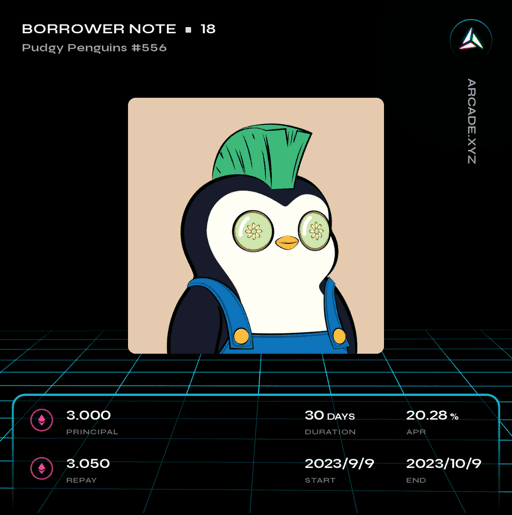 Arcade.xyz Borrower Note