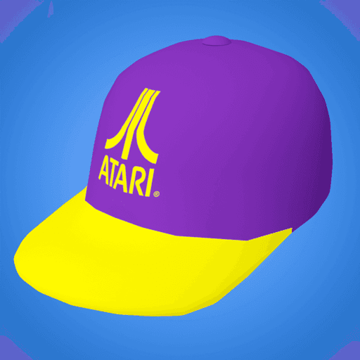 Purple Atari Cap