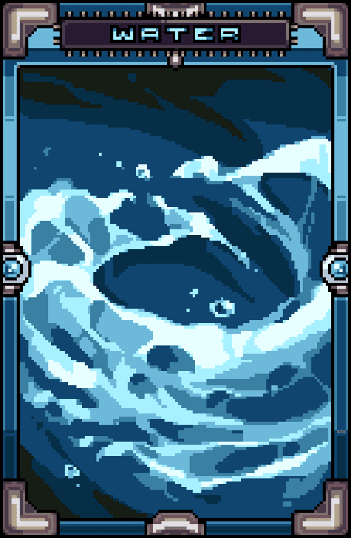 The Battle Of The 3 Elements. Water Card #58