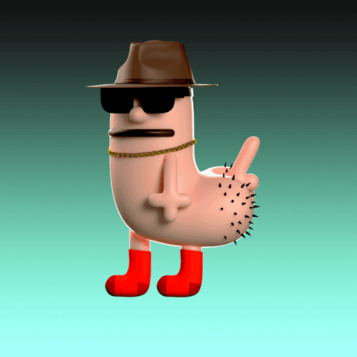 3D CryptoDickbutt #45