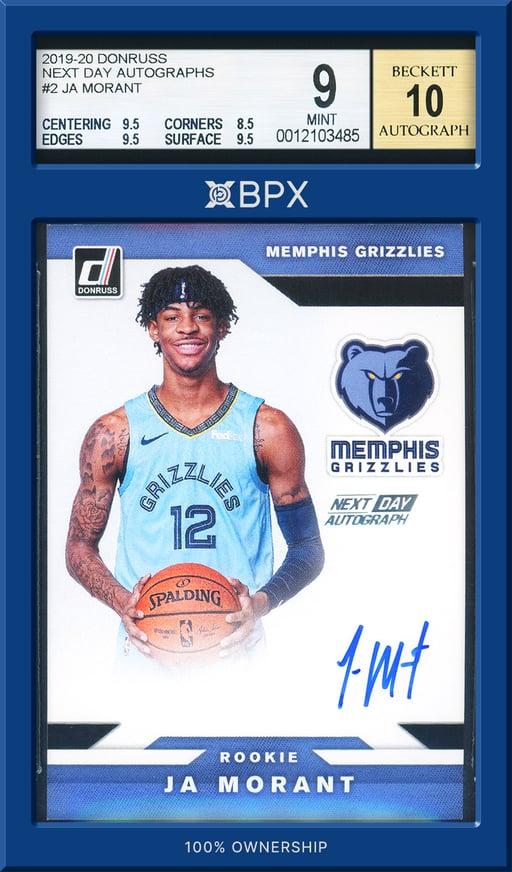 2019 Panini Donruss Ja Morant - BGS 9 (Cert: 0012103485)