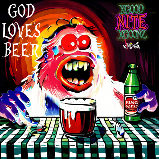 xGoodNITExGoonz #000 GOD - GOD LOVES BEER!