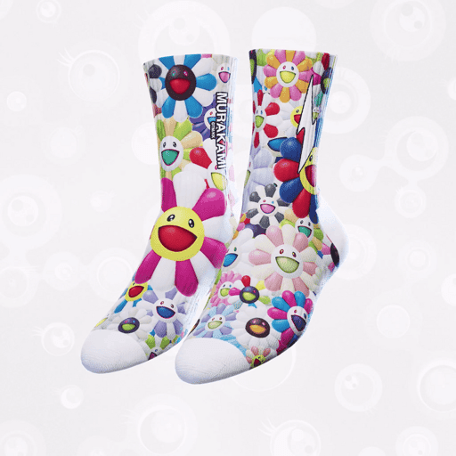 Murakami Drip Socks 🌸💧