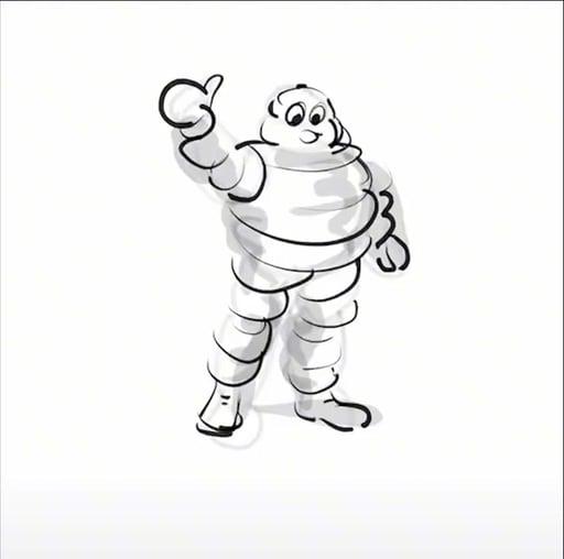 Michelin Man Doodle