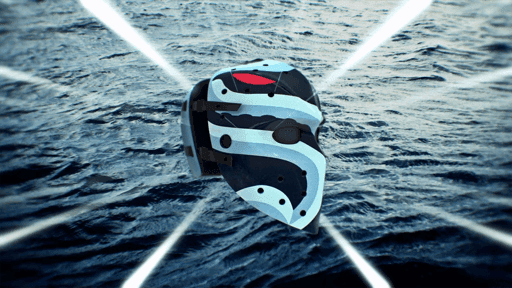 Kraken Goalie Mask 4 #25